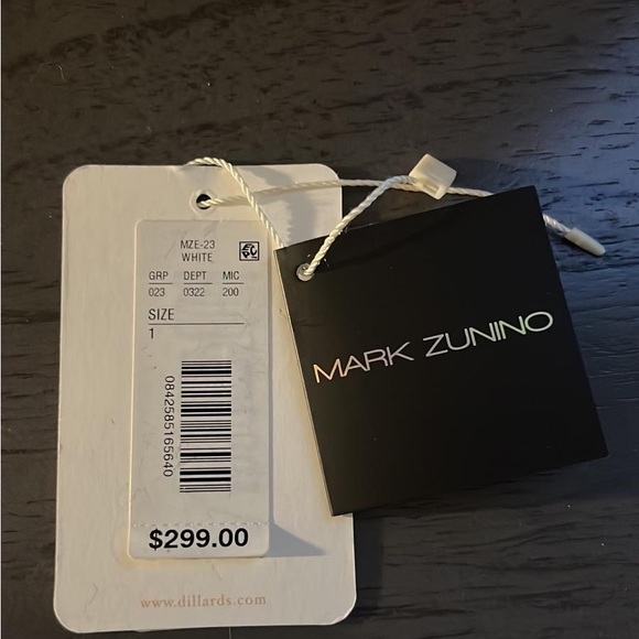 GB  X MARK ZUNINO JEWELED FRINGE FRONT SLIT GOWN. - Picture 9 of 11